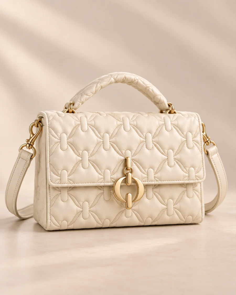 The Fold — Ivory, Signature quilting